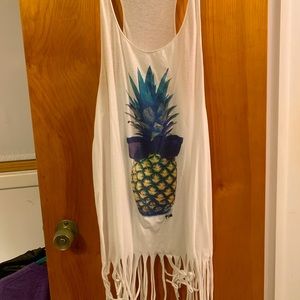 Victoria Secret PINK Pineapple Bathing Suit Cover Up